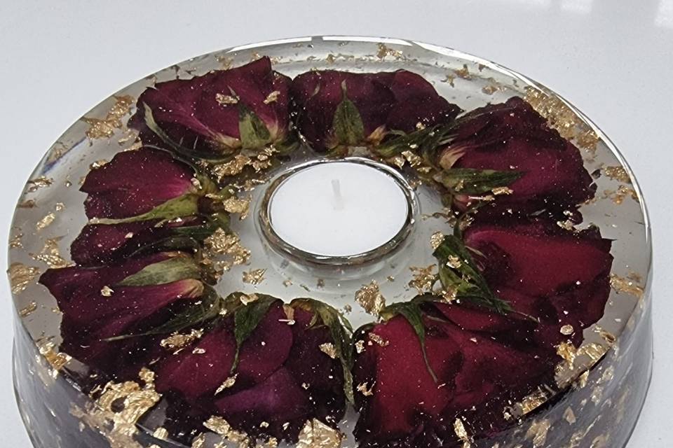 Round Ring with tea light