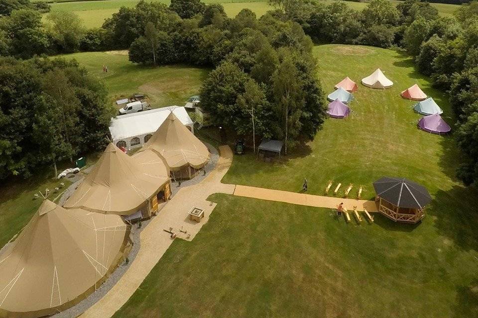 Stay in a bell tent