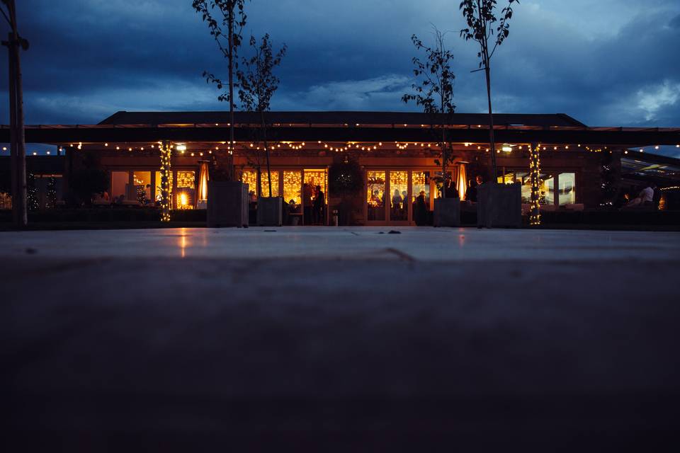 Wedding barn exterior