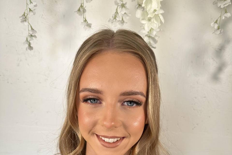 Prom makeup and hair