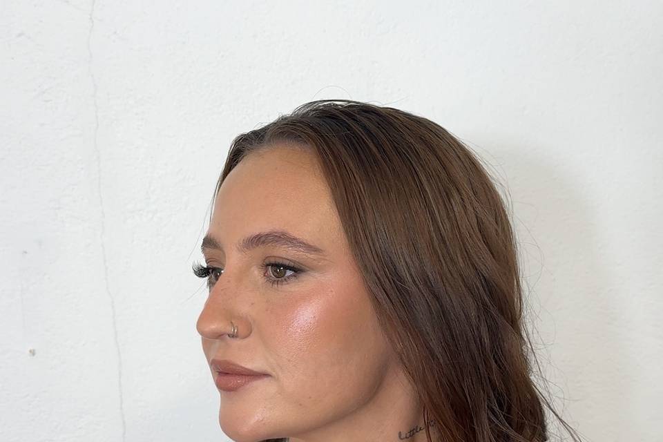 Bronzey natural glam