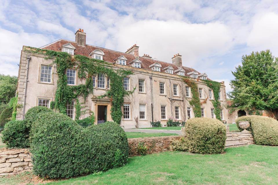 Ivy-covered manor