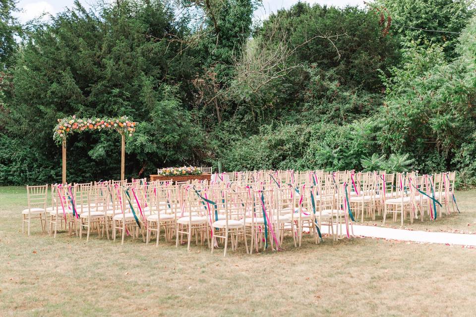 Tennis Court Ceremony