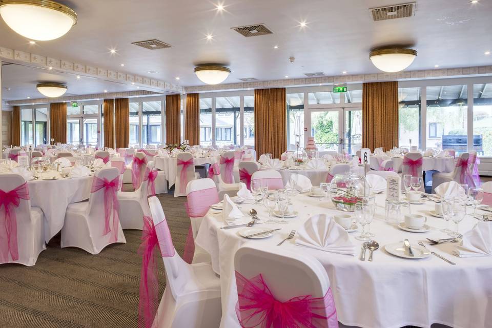 Pink Wedding Breakfast