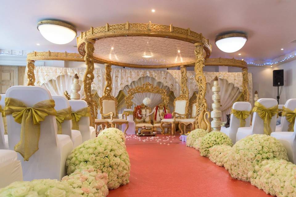 Dress the Room to Suite You  -  After all its all about a Wedding Thats You