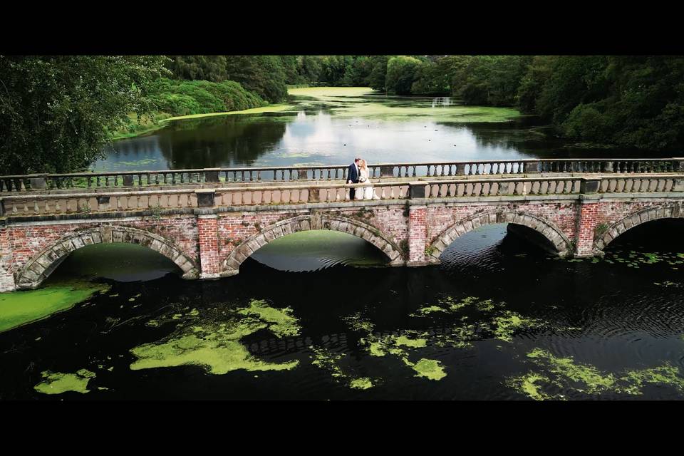 Capethorne Hall Drone Shot