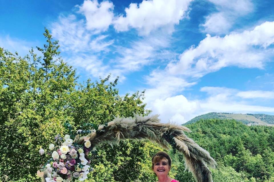 Ceremony with a view