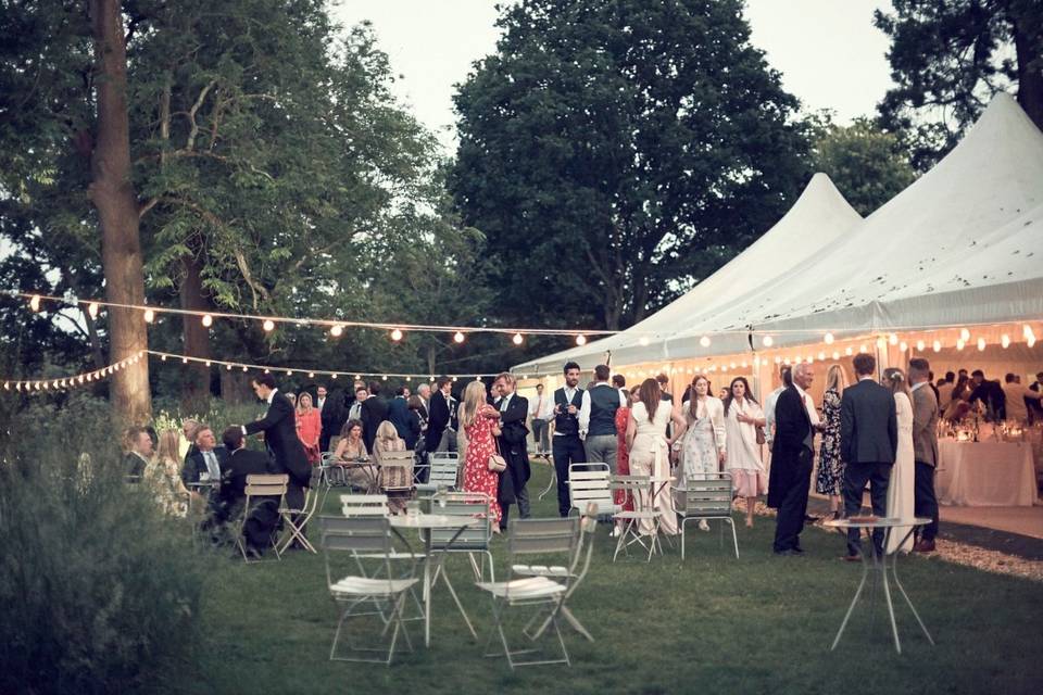 Romantic marquee wedding