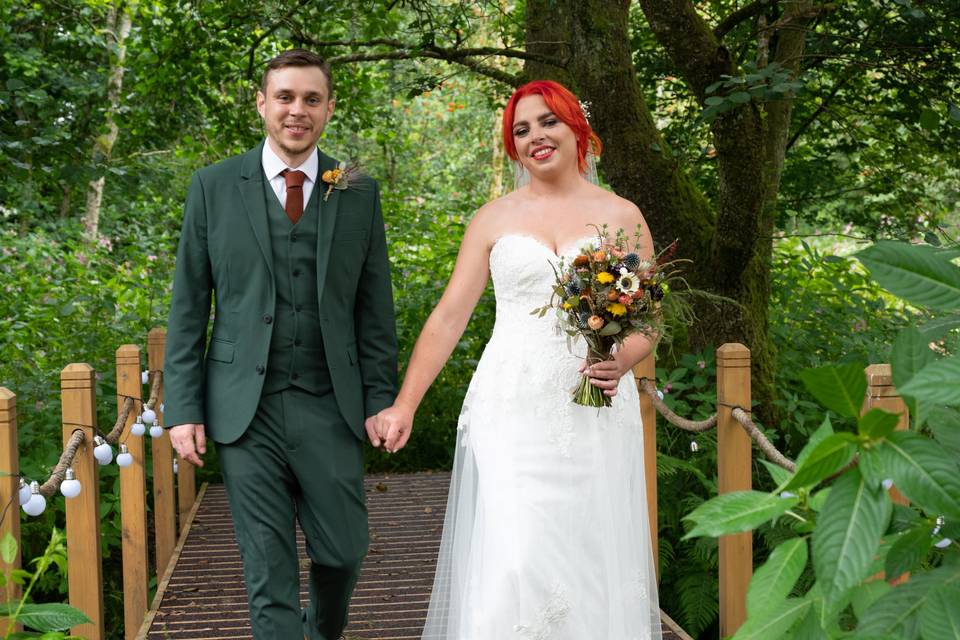 Bridge to ceremony area