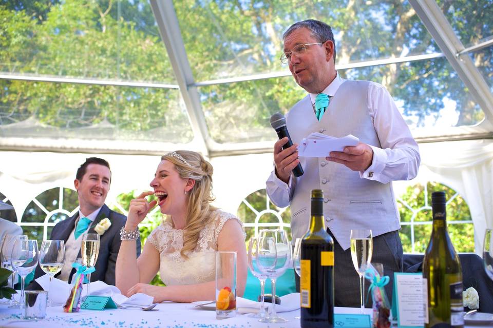 Father of the Bride's speech at Tournerbury