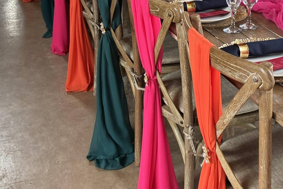 All the jewel colours