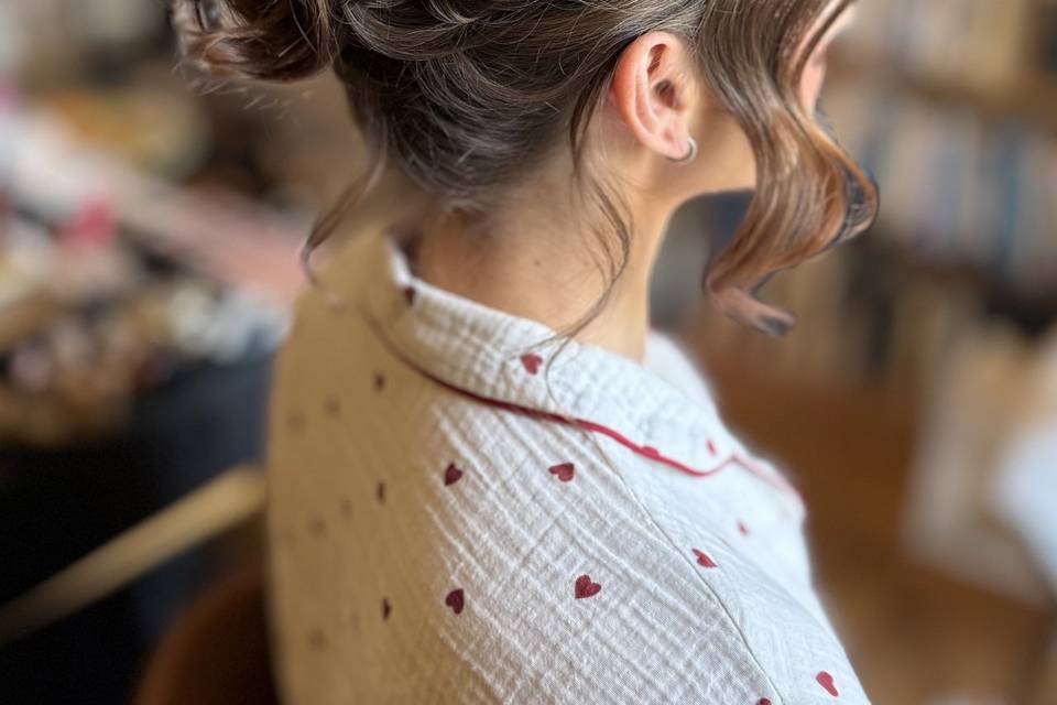 Loose updo