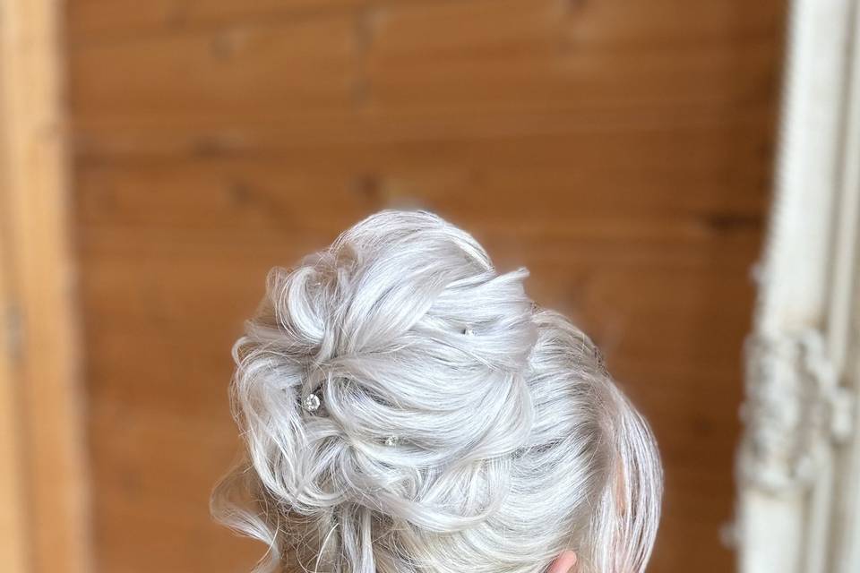 Loose updo