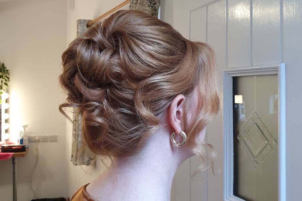Bridesmaid updo