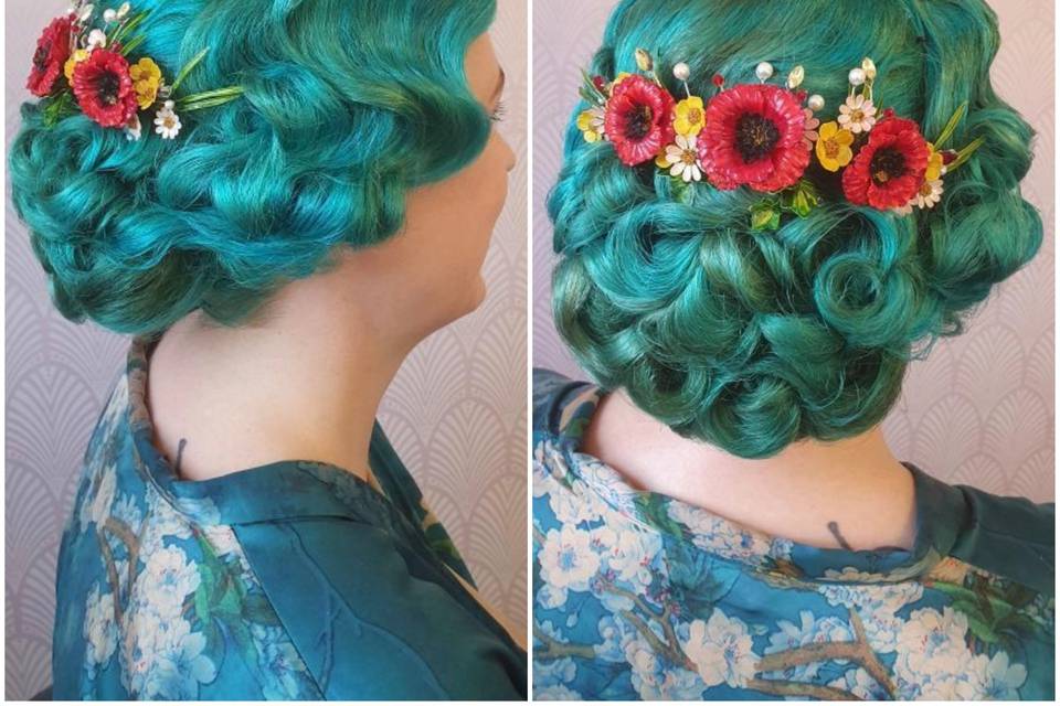 Vintage updo