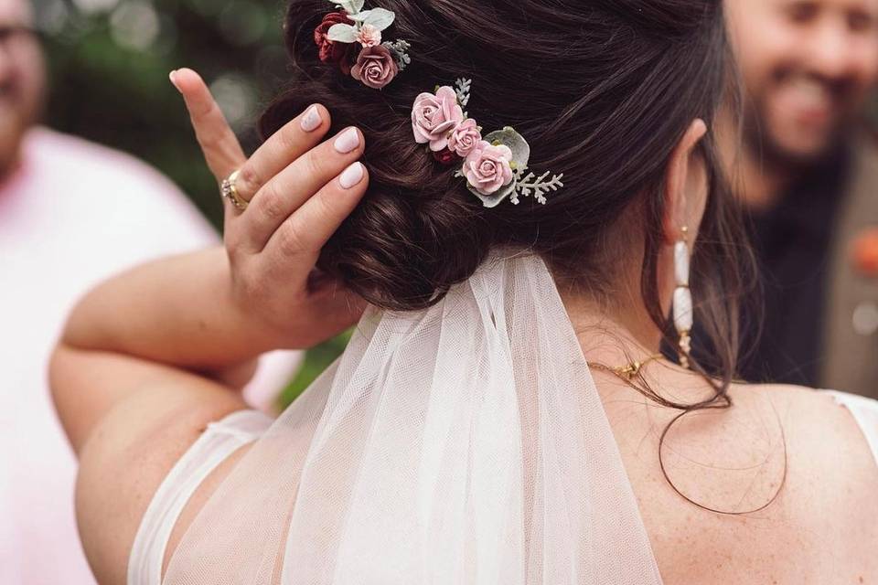 Dragon braid updo