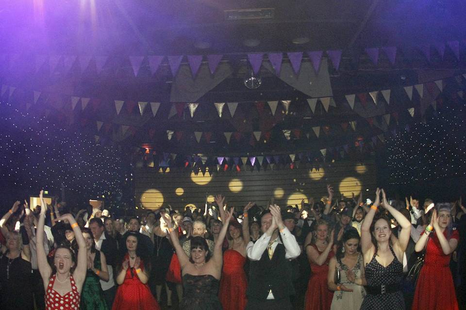 Electro swing ball crowd