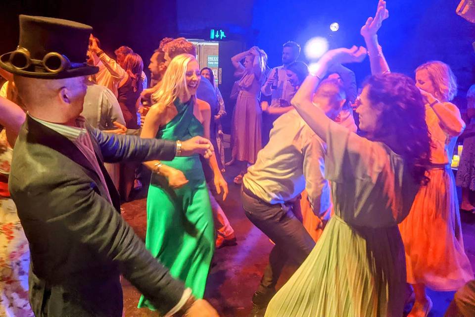 Wedding dancing fun