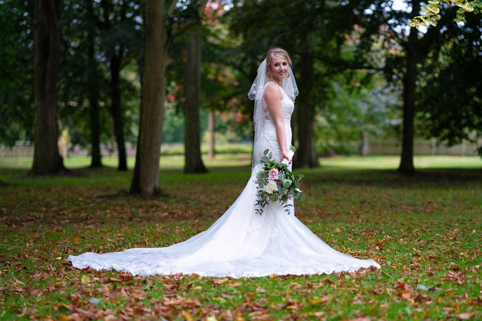 Bride at  Garden House Venue