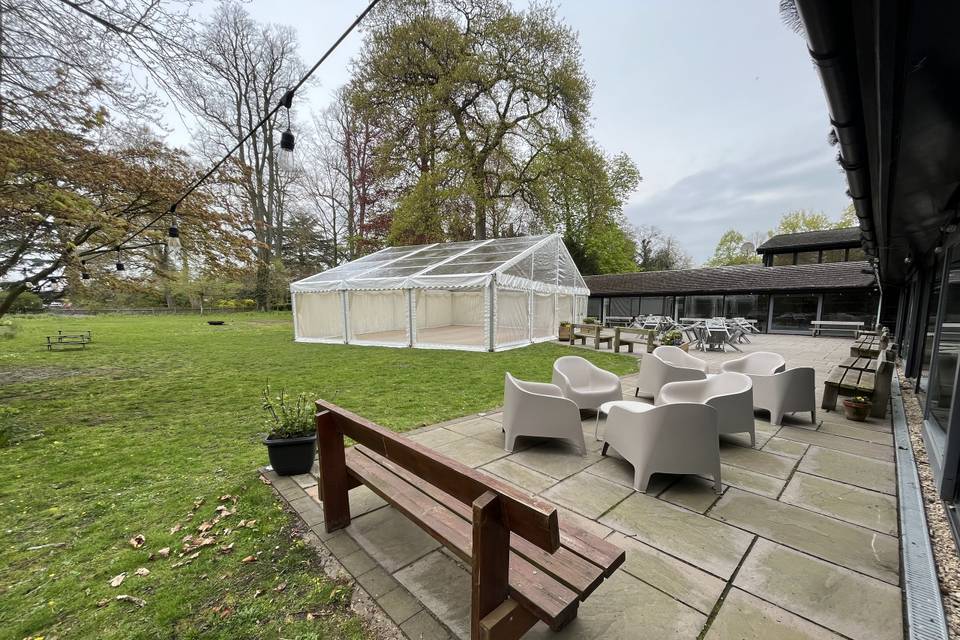 Space for marquee