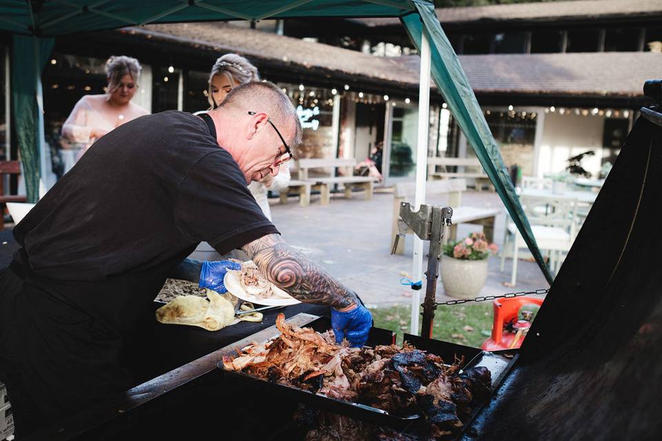 Outdoor catering