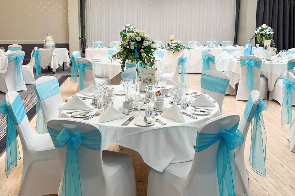 Teal sashes