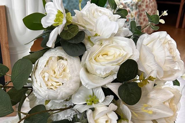 Classic White Bridal Bouquet