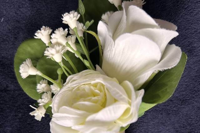 White Rose Buttonhole