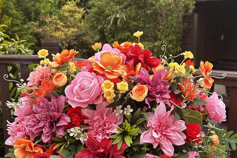 Colourful Table Centrepiece