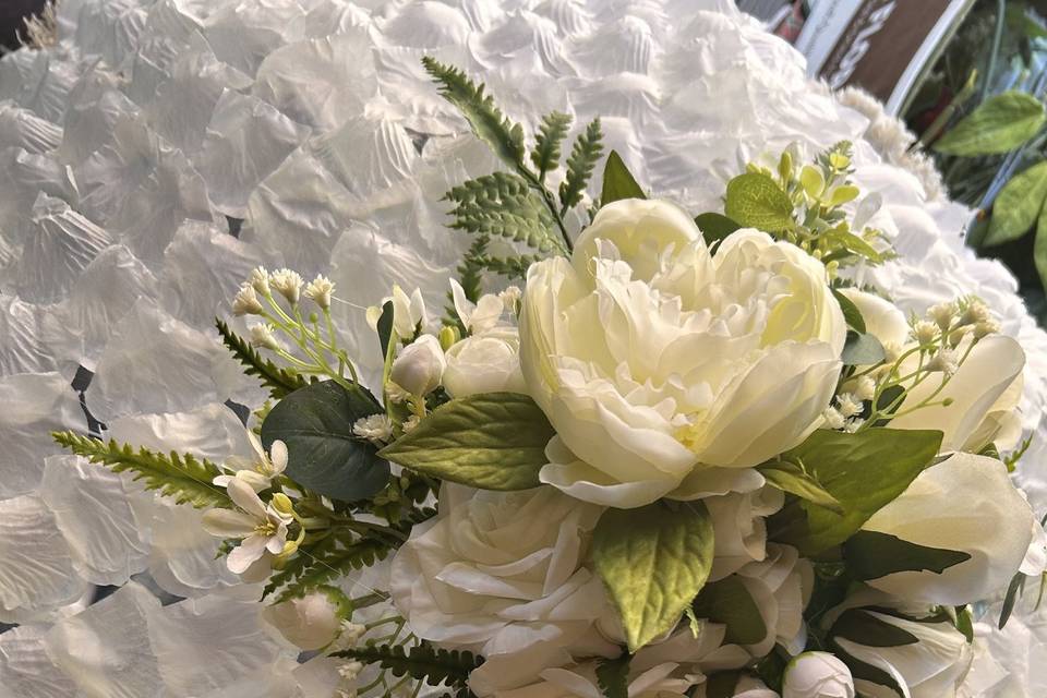 Floral Umbrella Close-up