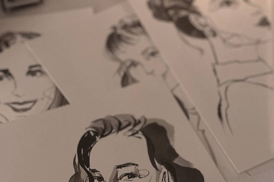 Black & white close-up style