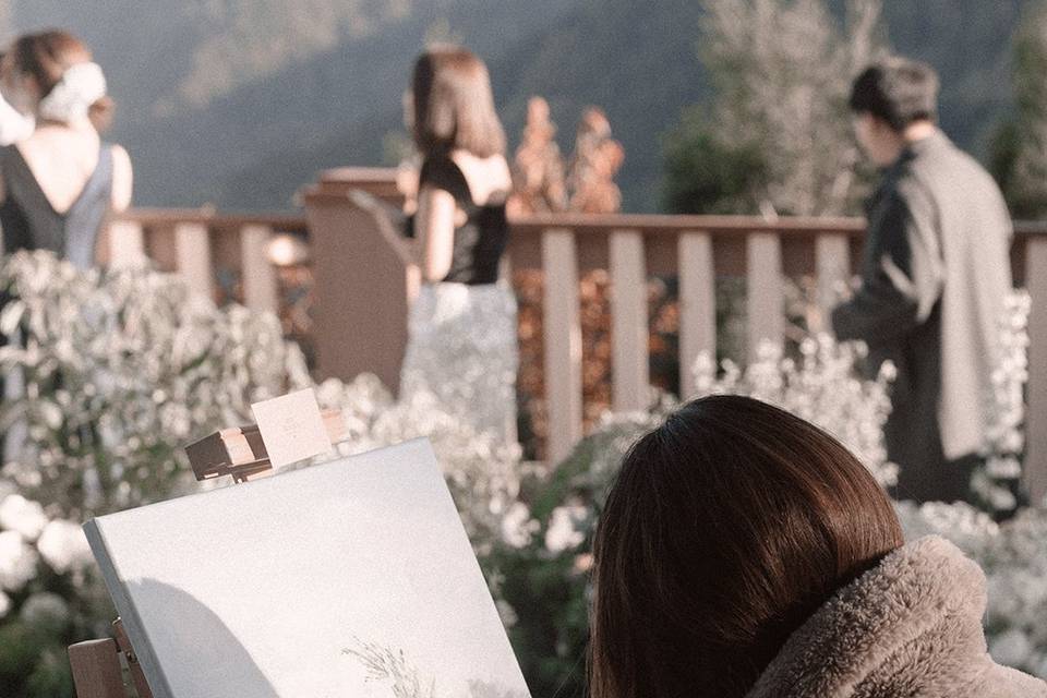 Live Canvas Painting