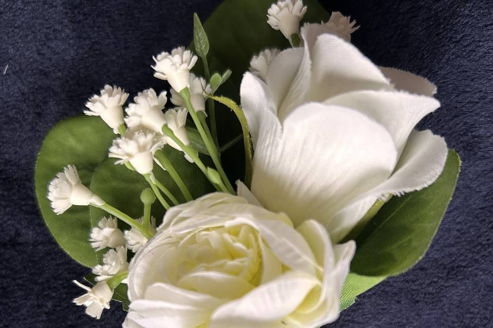 White Rose Buttonhole