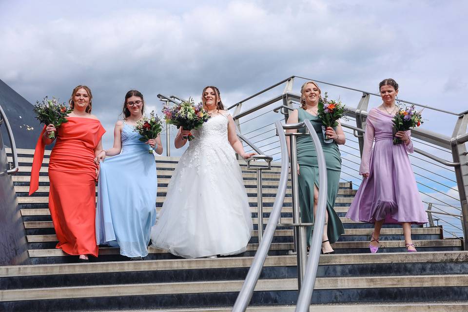 Hull wedding bridesmaids