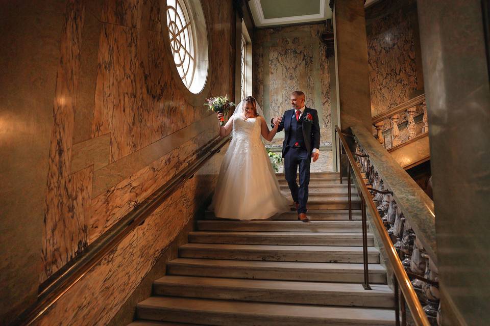Hull Guildhall staircase