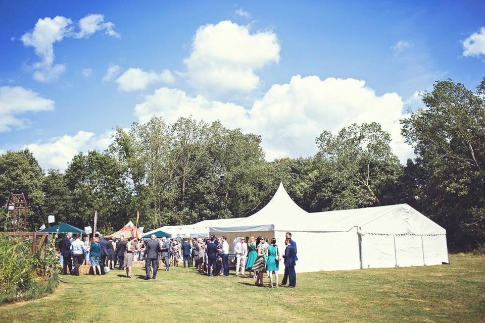 Marquee on the lawns