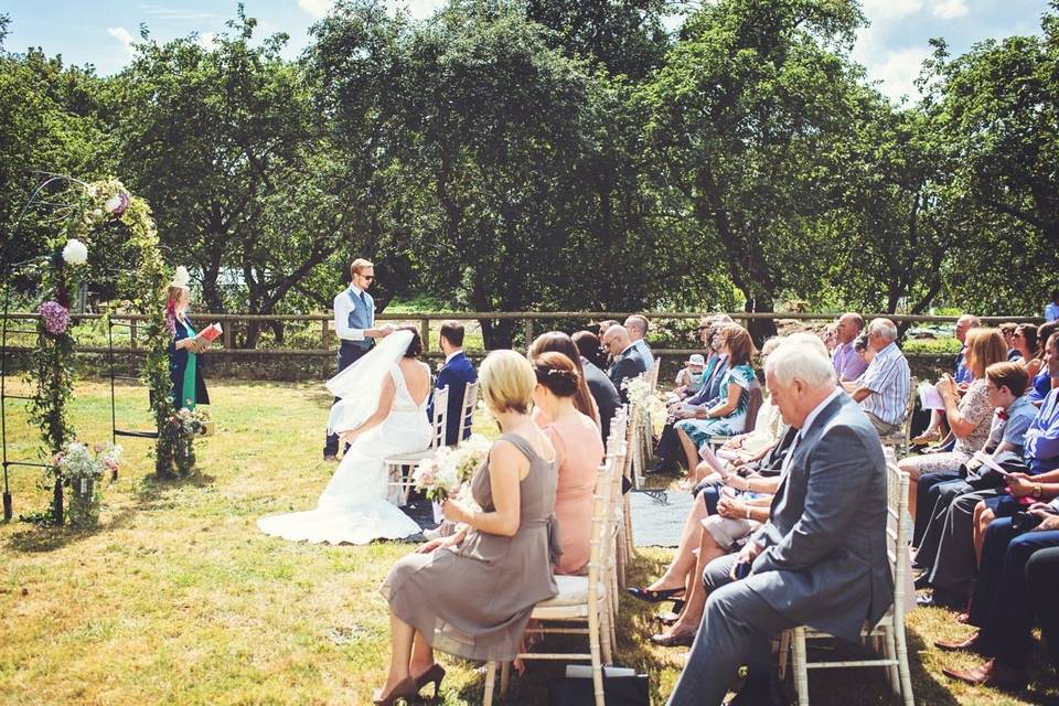 Marquee on the lawns