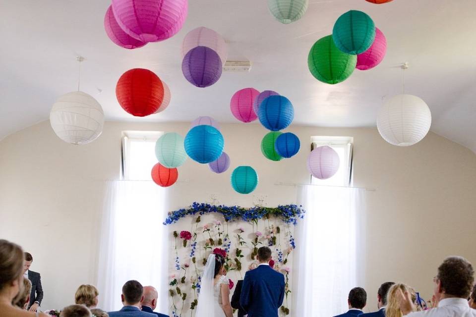 Wedding ceremony in Hall