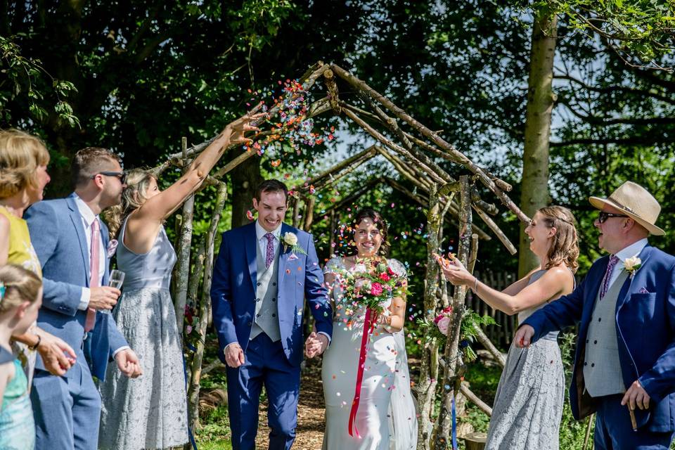 Walking down the aisle