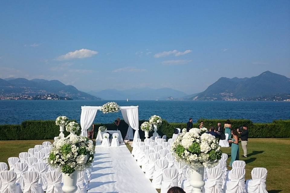 Ceremony by the lake