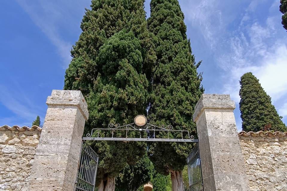 Entrance at the ceremony