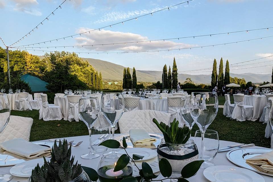 Dinner under the sky