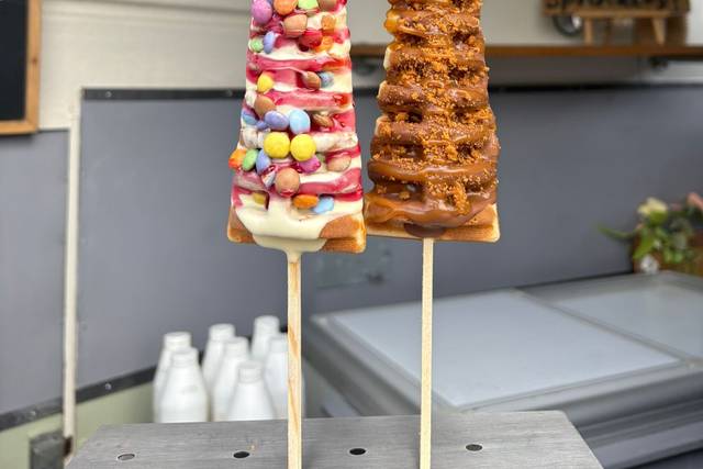 Waffle sticks
