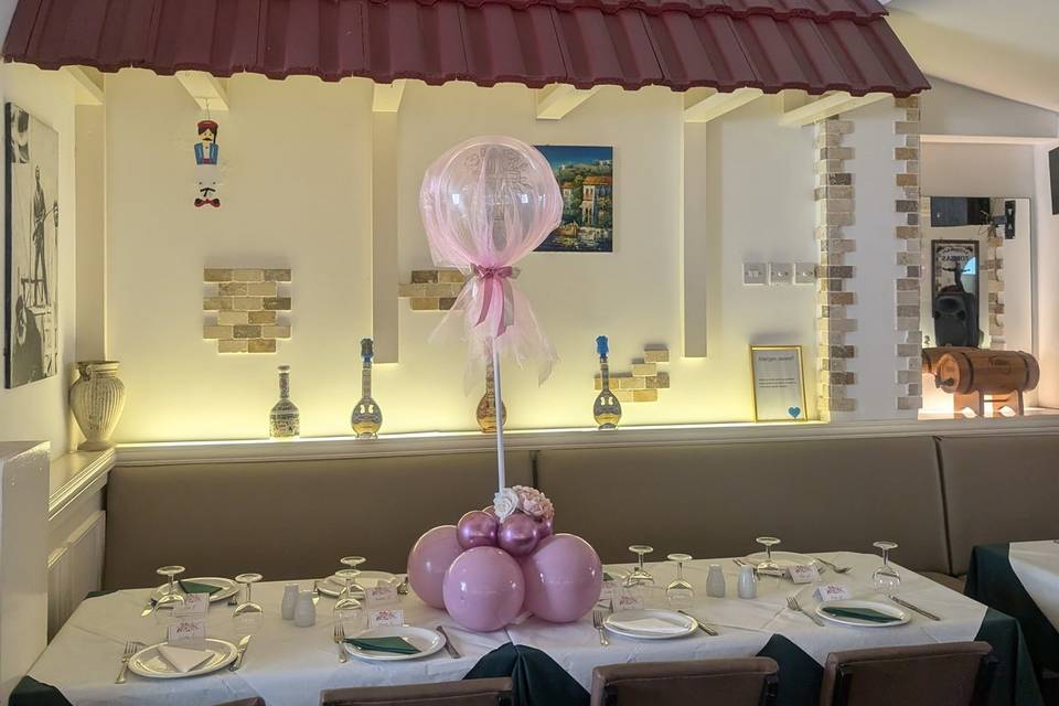 Balloon Table Decoration