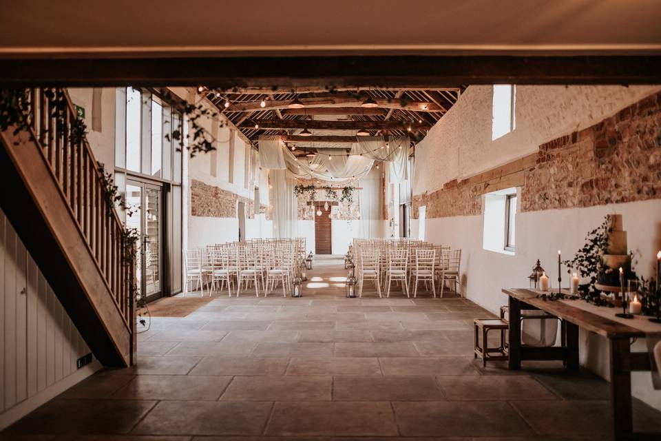 Ceremony in the Main Barn