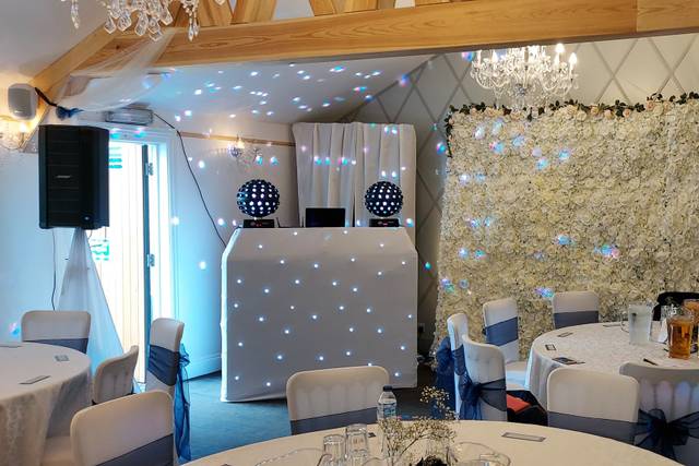 White Wedding Set Up