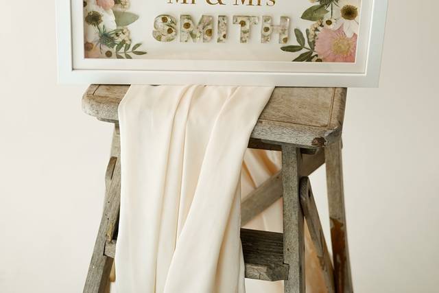 Preserved wedding flowers