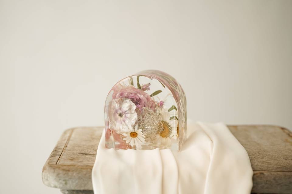 Preserved wedding flowers