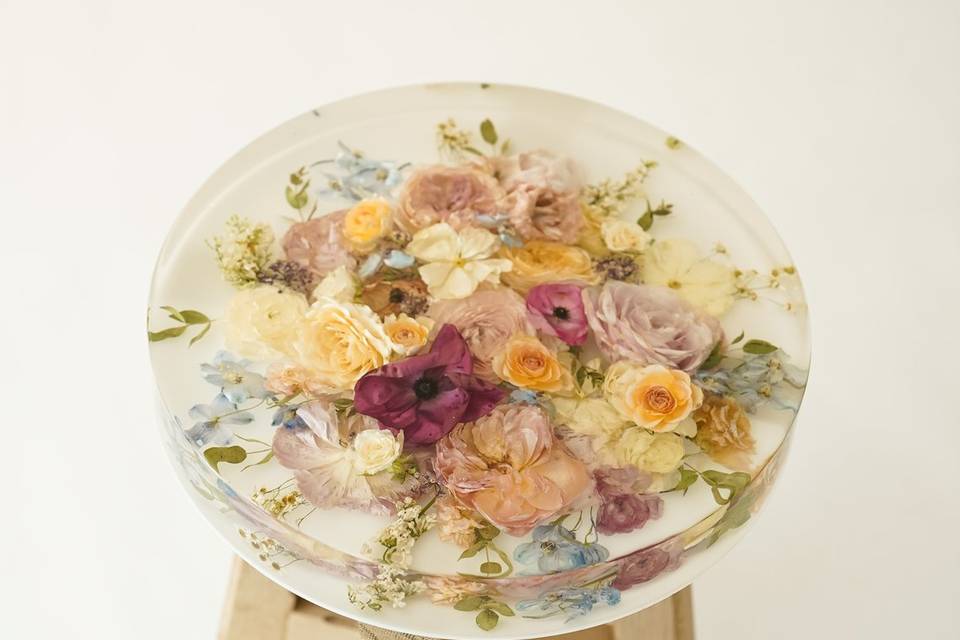 Preserved wedding flowers