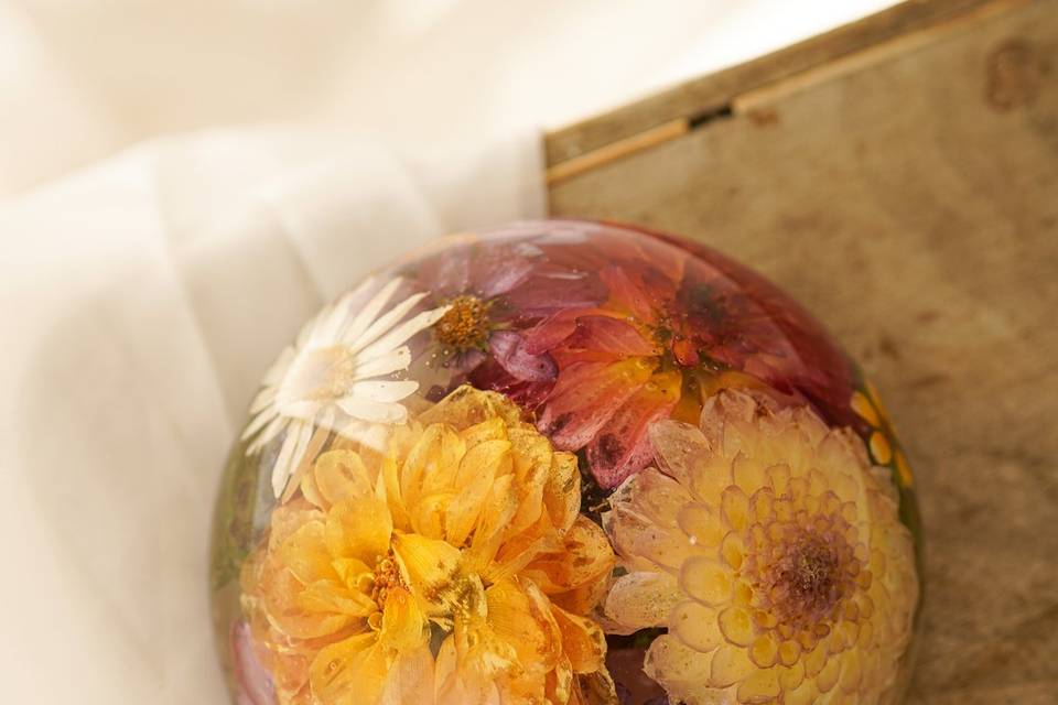 Preserved wedding flowers
